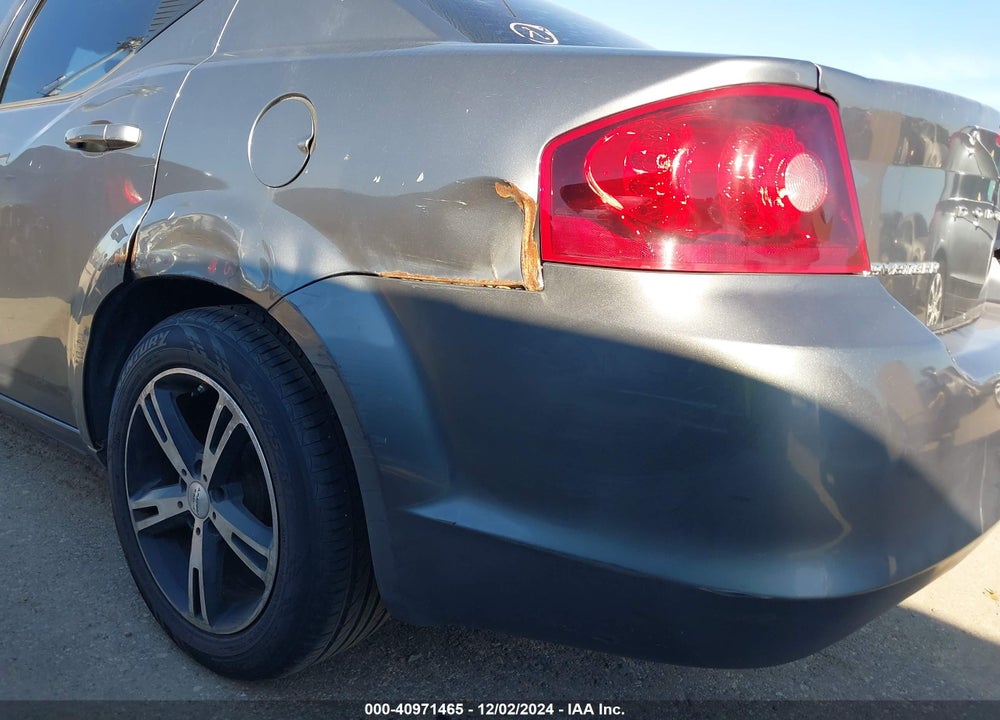 2012 DODGE AVENGER VIN: 1C3CDZAB9CN114905