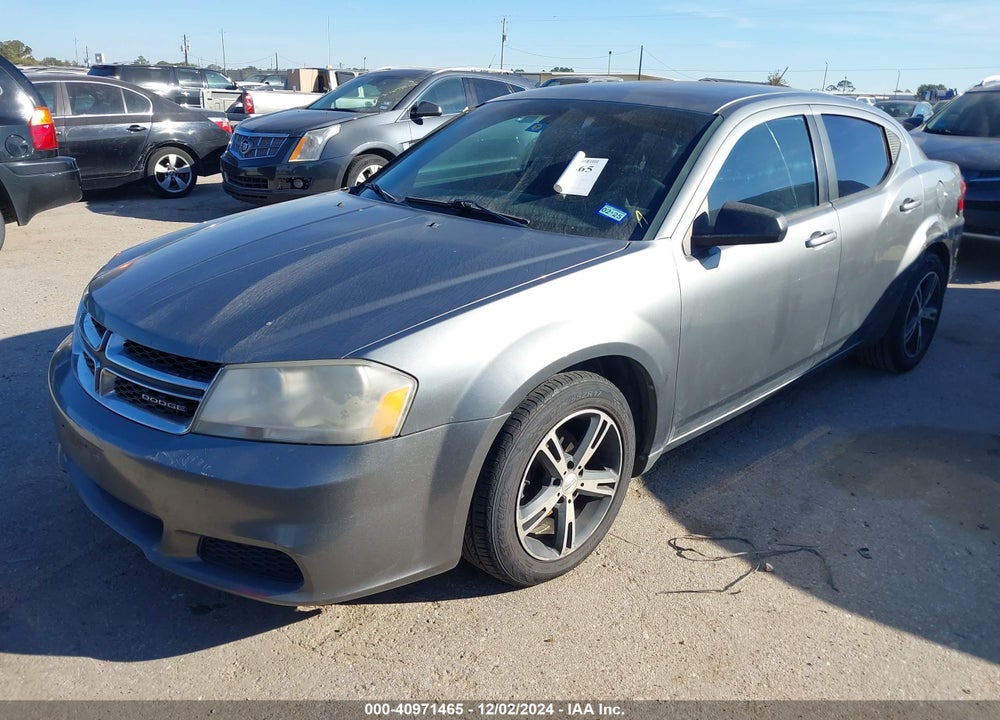 2012 DODGE AVENGER VIN: 1C3CDZAB9CN114905