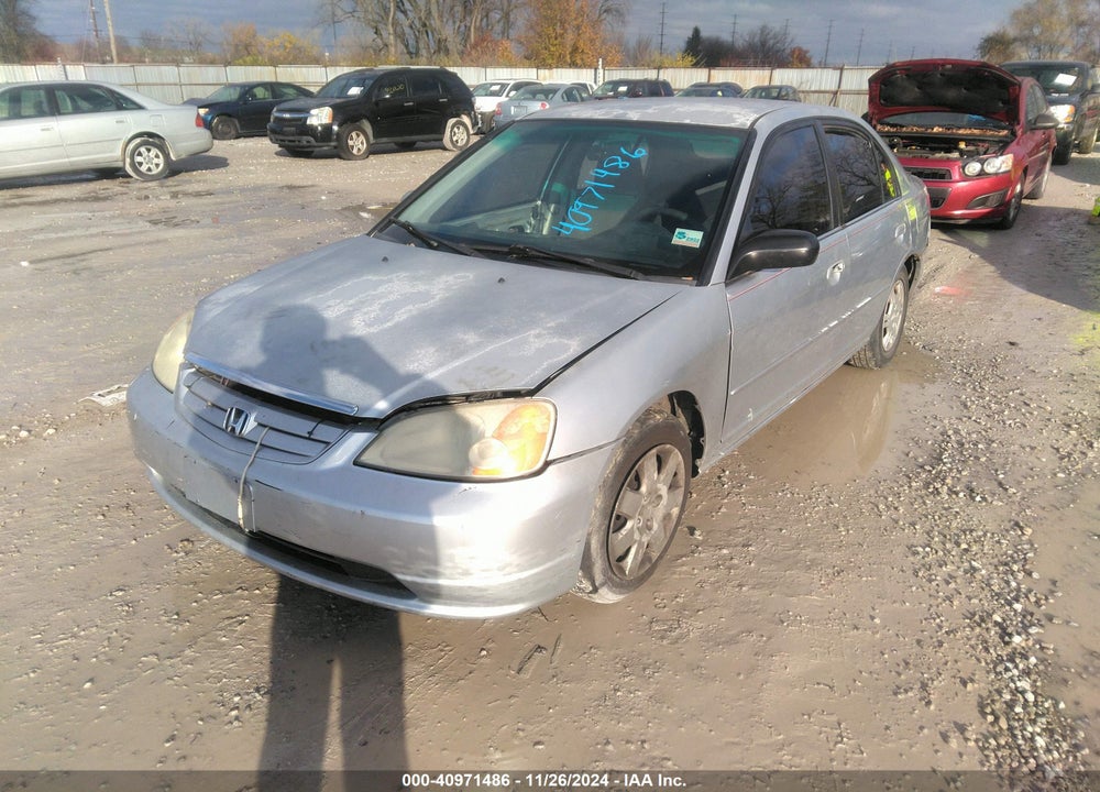 2002 HONDA CIVIC VIN: 2HGES16532H591059