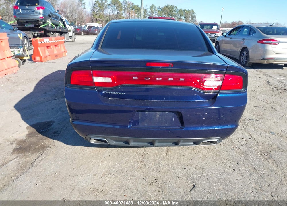 2014 DODGE CHARGER SE VIN: 2C3CDXBG2EH324224