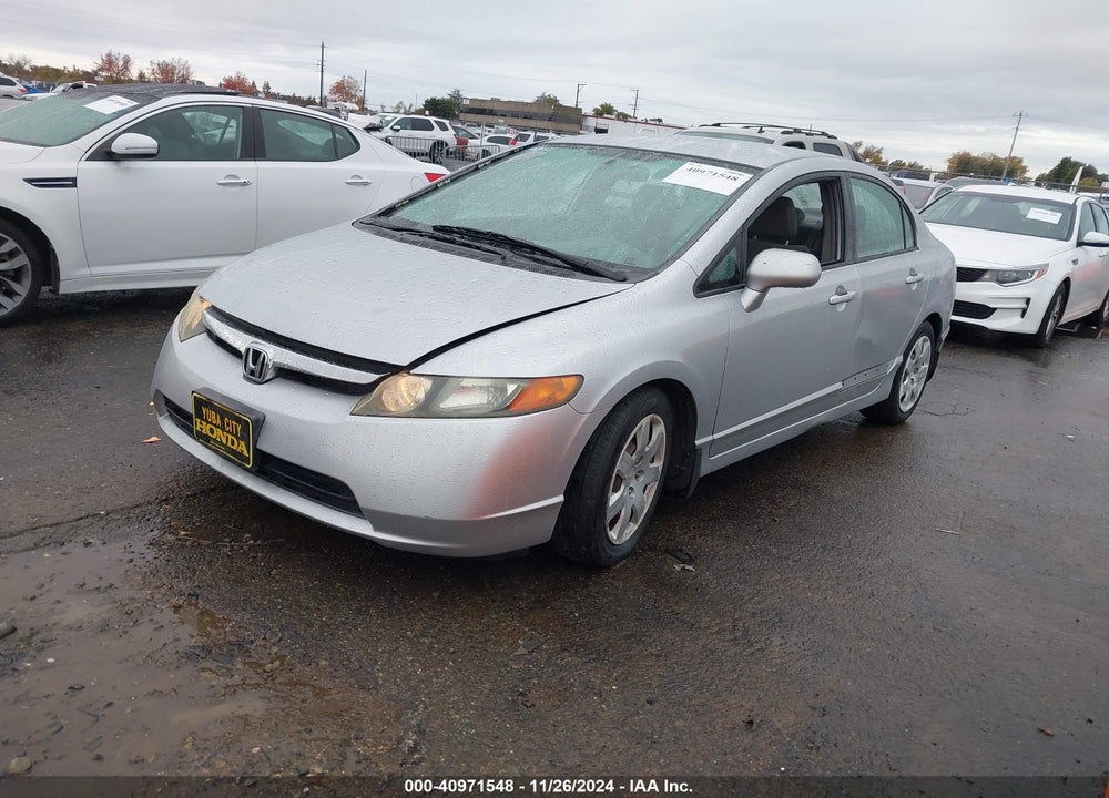 2008 HONDA CIVIC LX VIN: 2HGFA16598H325142