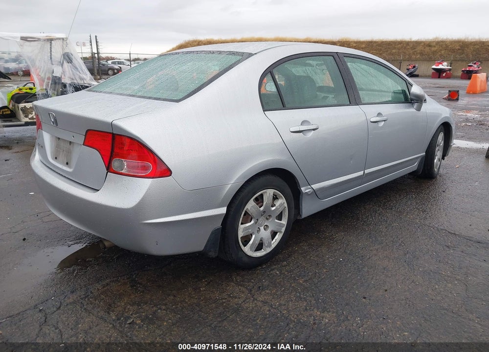2008 HONDA CIVIC LX VIN: 2HGFA16598H325142