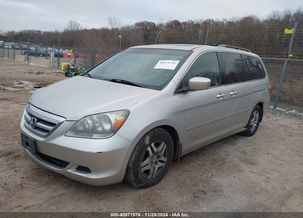 2005 HONDA ODYSSEY EX-L VIN: 5FNRL387X5B092731