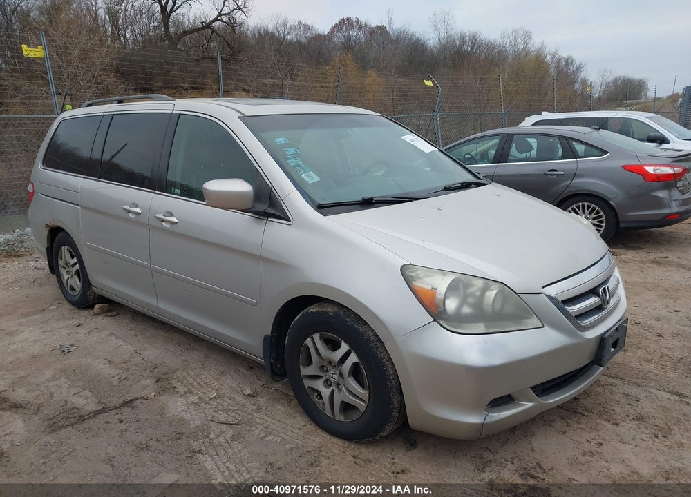 2005 HONDA ODYSSEY EX-L VIN: 5FNRL387X5B092731