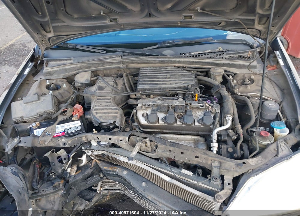 2002 HONDA CIVIC LX VIN: 2HGES165X2H557359