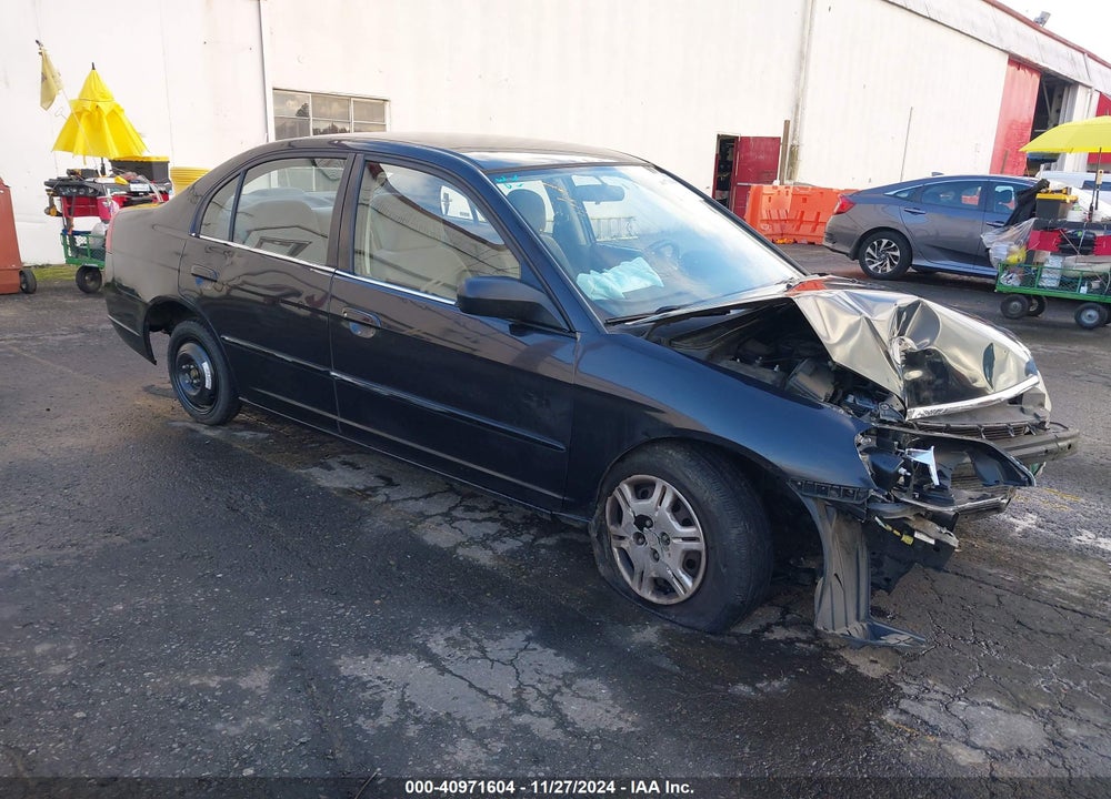 2002 HONDA CIVIC LX VIN: 2HGES165X2H557359