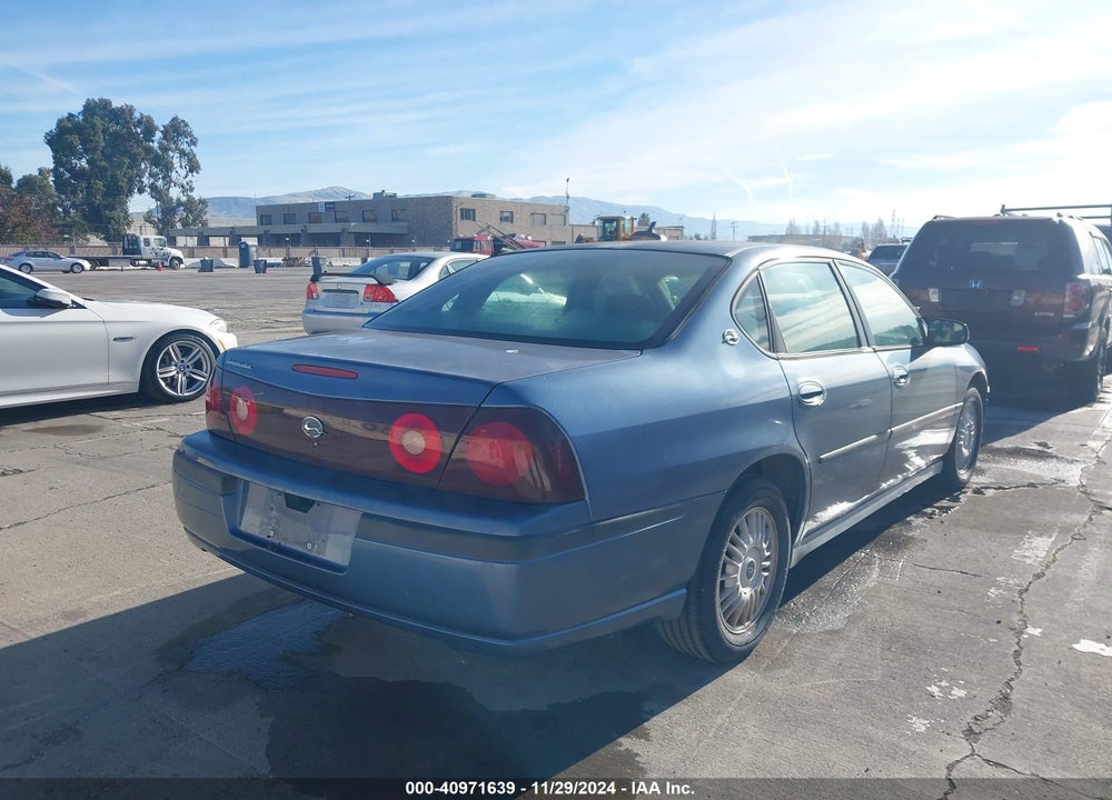 2000 CHEVROLET IMPALA VIN: 2G1WF55K0Y9158588