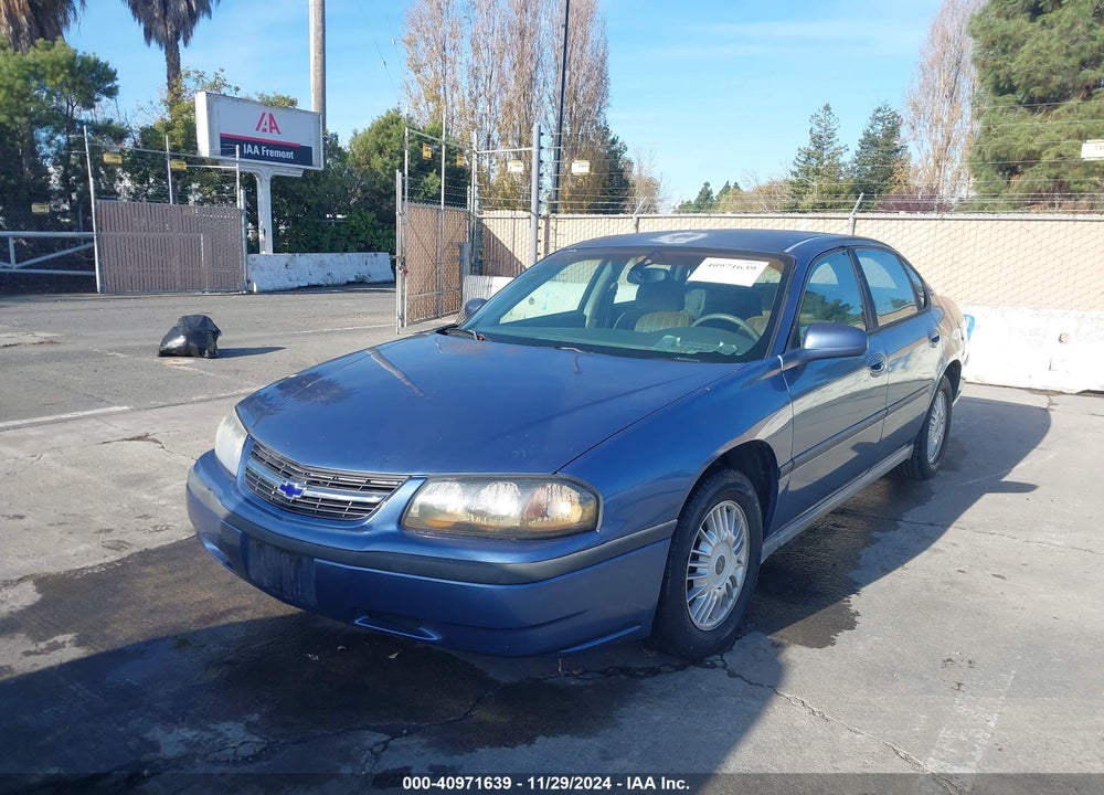 2000 CHEVROLET IMPALA VIN: 2G1WF55K0Y9158588
