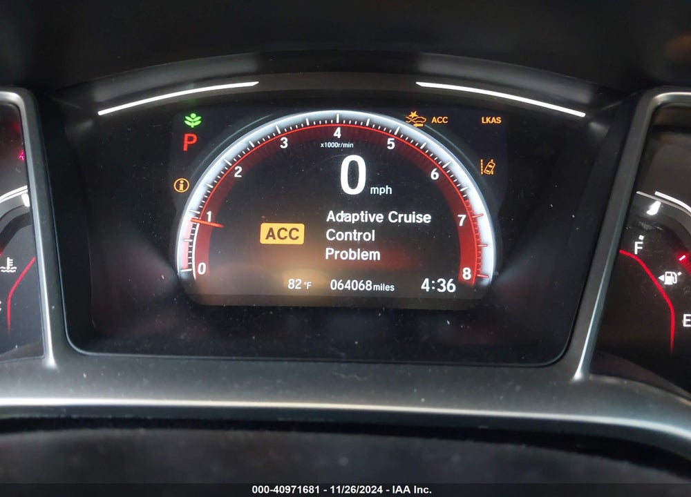 2019 HONDA CIVIC VIN: 2HGFC4B86KH307748