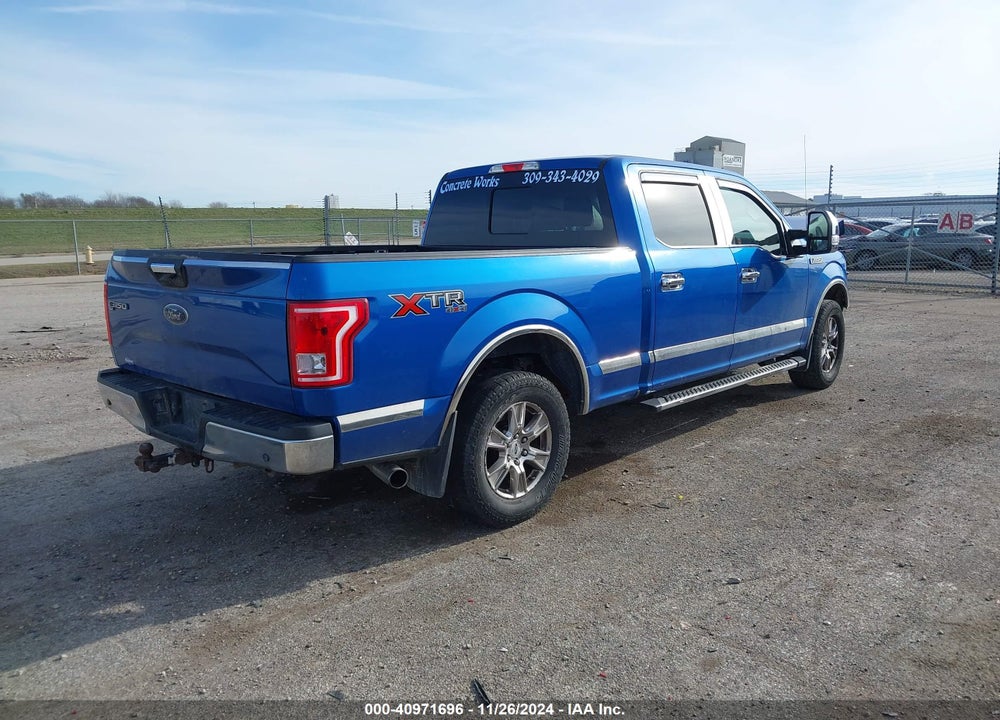 2016 FORD F-150 XLT VIN: 1FTFW1EF6GFC22061