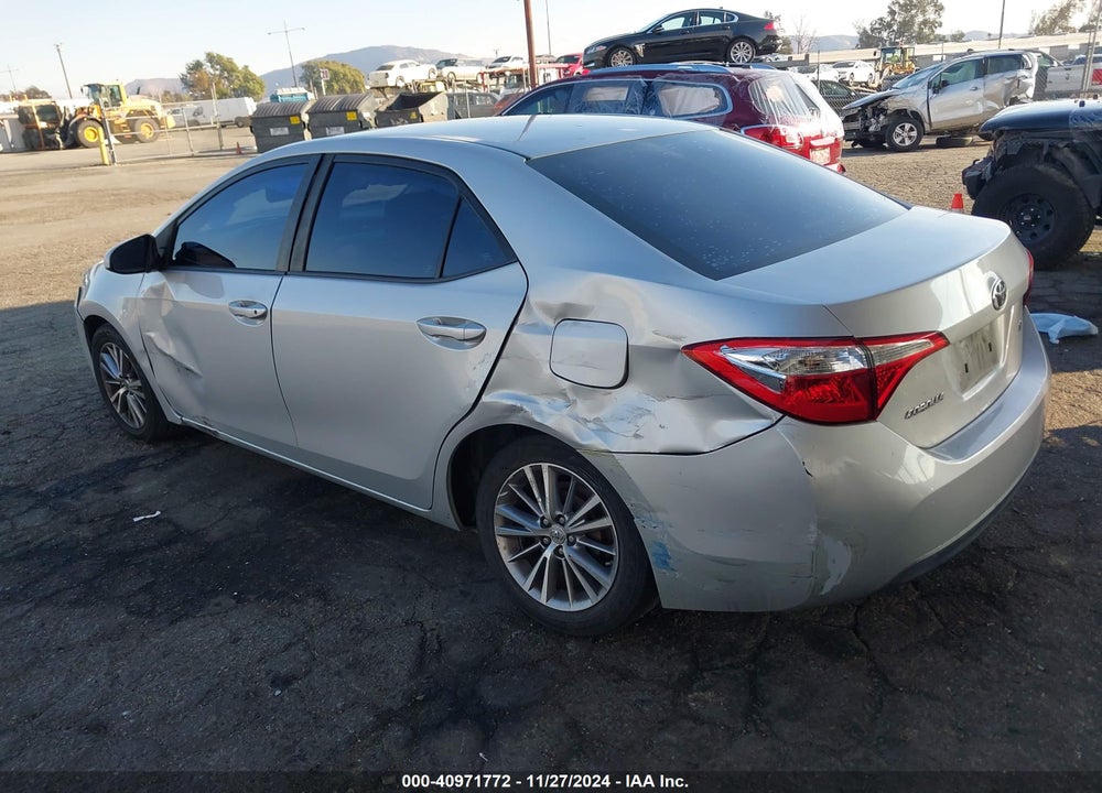 2014 TOYOTA COROLLA LE PLUS VIN: 5YFBURHEXEP116188