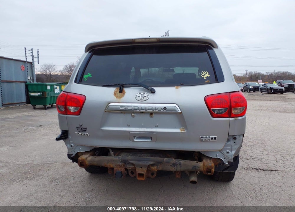 2008 TOYOTA SEQUOIA LIMITED 5.7L V8 VIN: 5TDBY68A48S002988