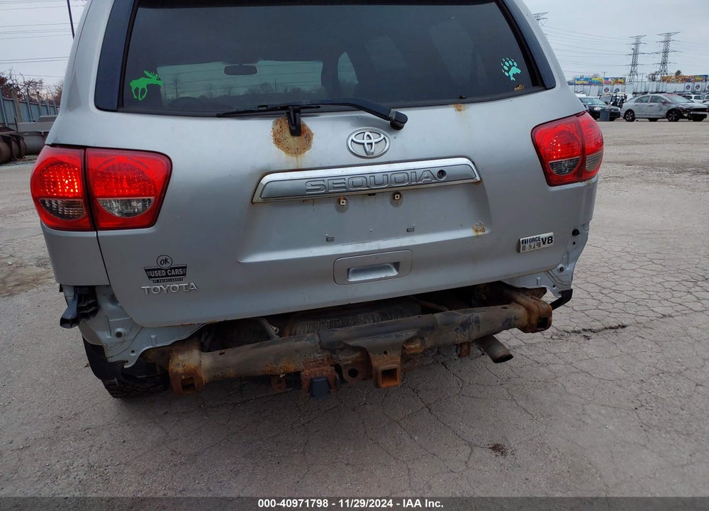 2008 TOYOTA SEQUOIA LIMITED 5.7L V8 VIN: 5TDBY68A48S002988
