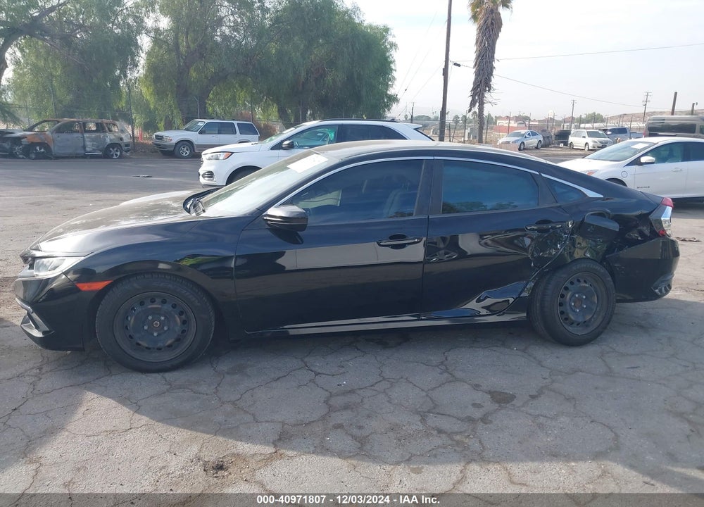 2019 HONDA CIVIC LX VIN: 2HGFC2F63KH569837