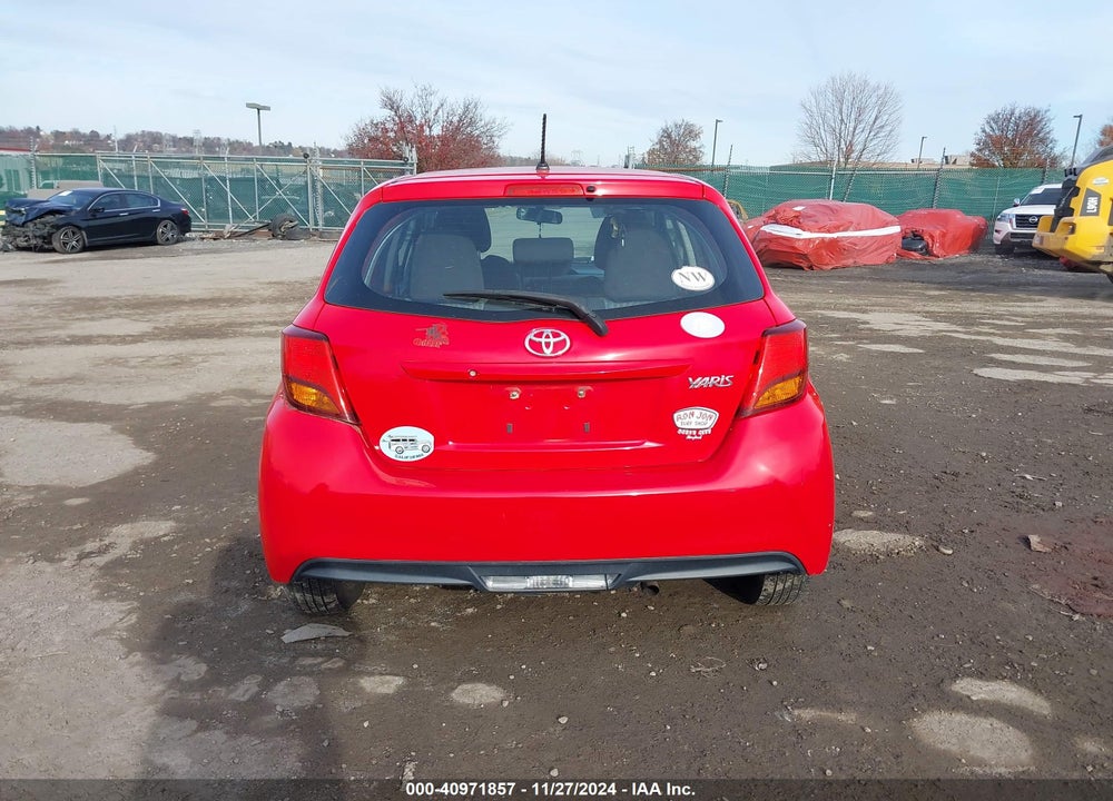 2015 TOYOTA YARIS L VIN: VNKKTUD30FA028709