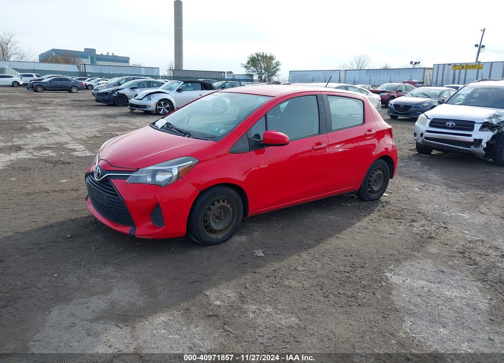 2015 TOYOTA YARIS L VIN: VNKKTUD30FA028709