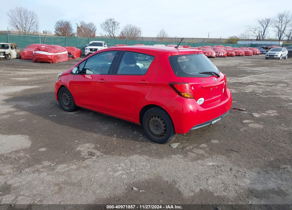 2015 TOYOTA YARIS L VIN: VNKKTUD30FA028709