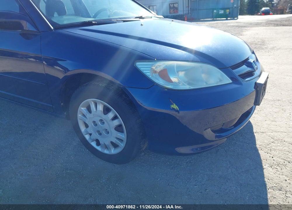 2005 HONDA CIVIC LX VIN: 2HGES16535H530282