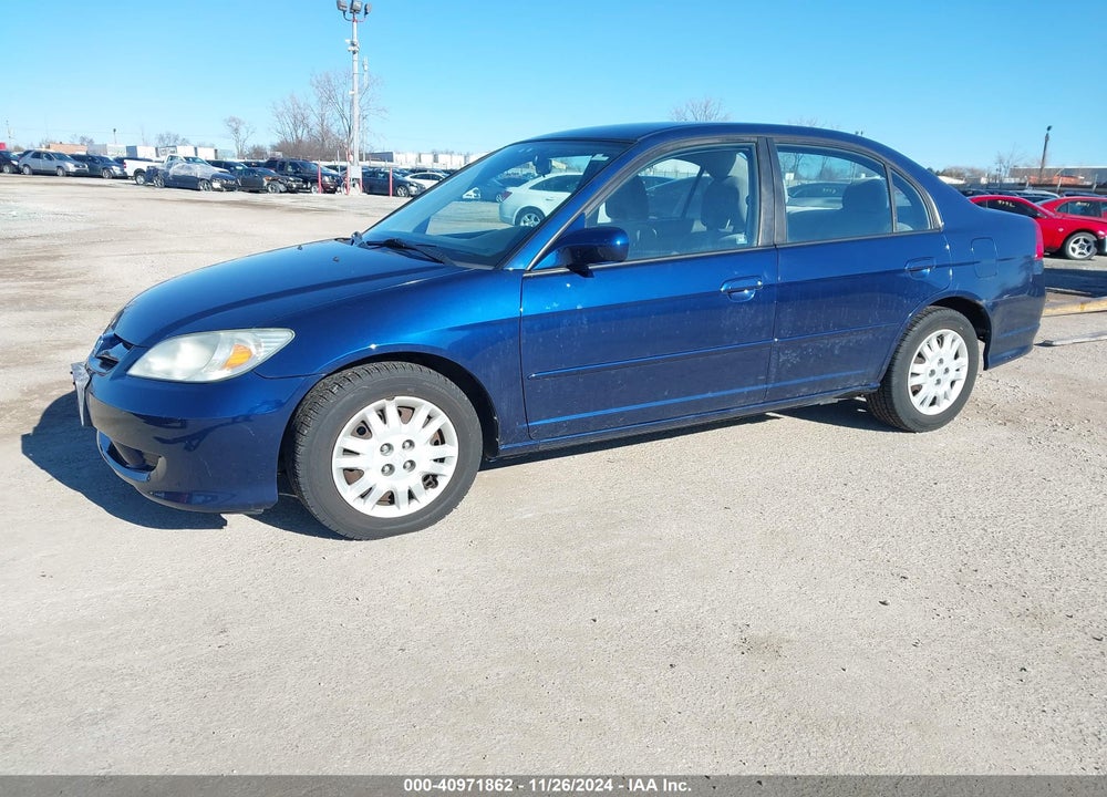 2005 HONDA CIVIC LX VIN: 2HGES16535H530282
