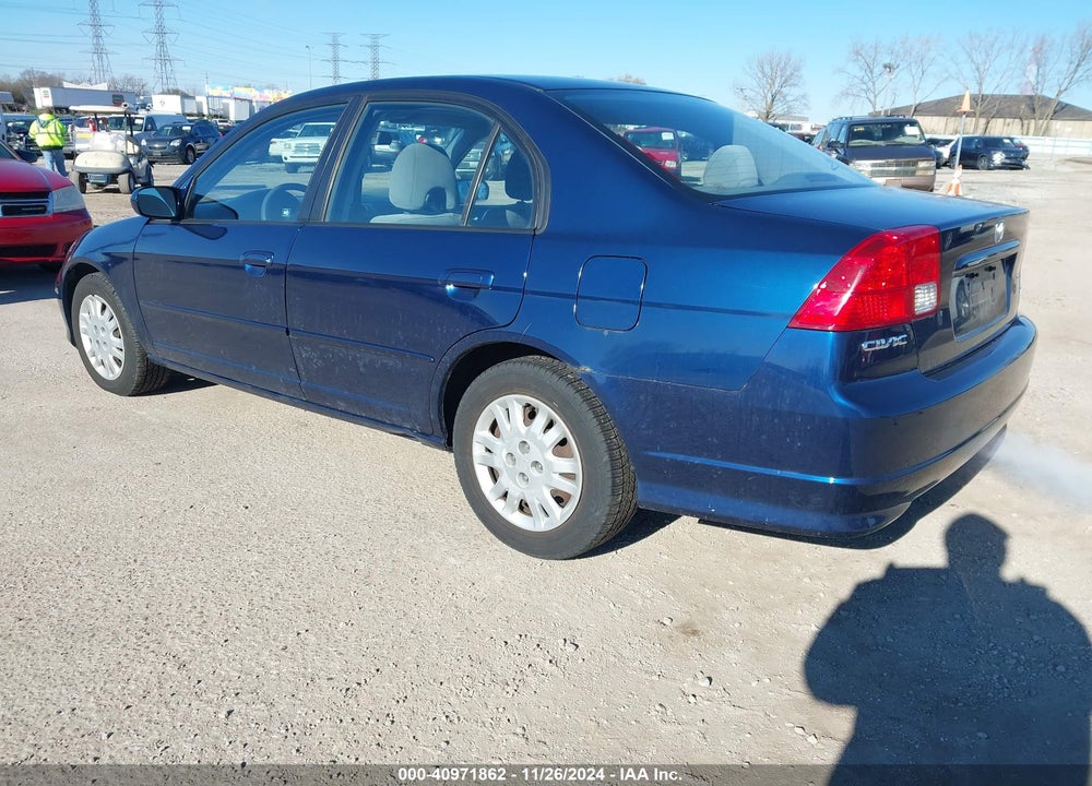 2005 HONDA CIVIC LX VIN: 2HGES16535H530282