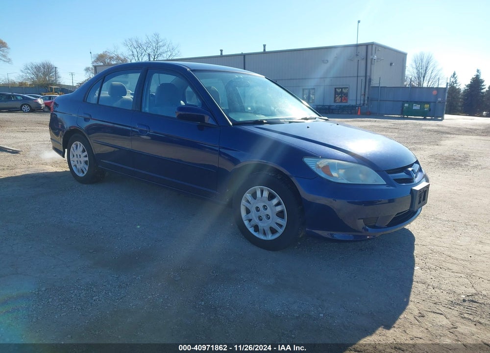 2005 HONDA CIVIC LX VIN: 2HGES16535H530282