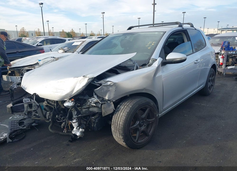 2012 VOLKSWAGEN GOLF VIN: WVWAB7AJ2CW218859