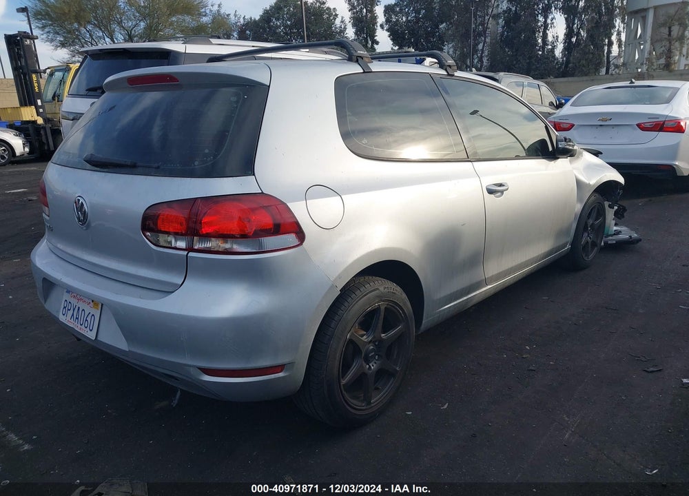 2012 VOLKSWAGEN GOLF VIN: WVWAB7AJ2CW218859