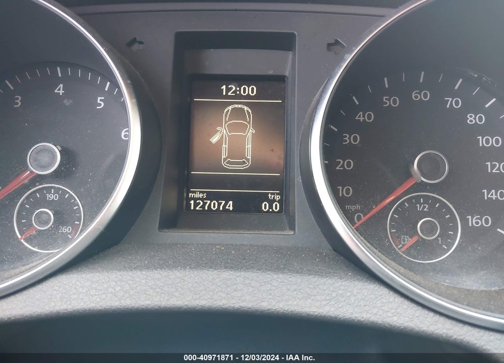 2012 VOLKSWAGEN GOLF VIN: WVWAB7AJ2CW218859