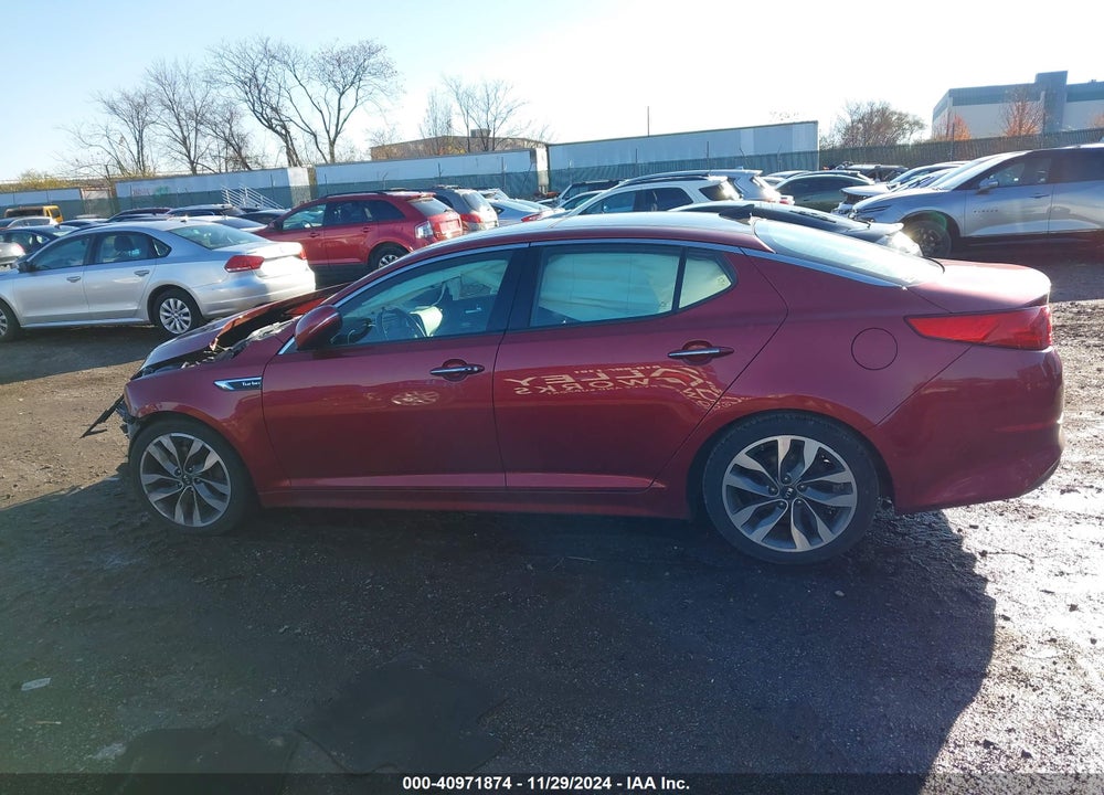 2014 KIA OPTIMA SX TURBO VIN: 5XXGR4A68EG313236
