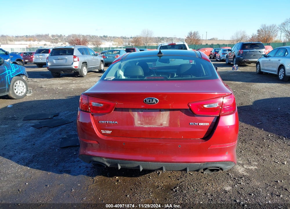 2014 KIA OPTIMA SX TURBO VIN: 5XXGR4A68EG313236