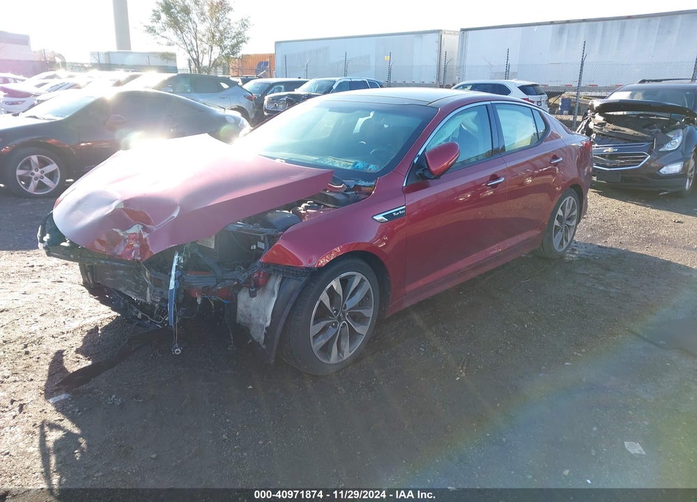 2014 KIA OPTIMA SX TURBO VIN: 5XXGR4A68EG313236