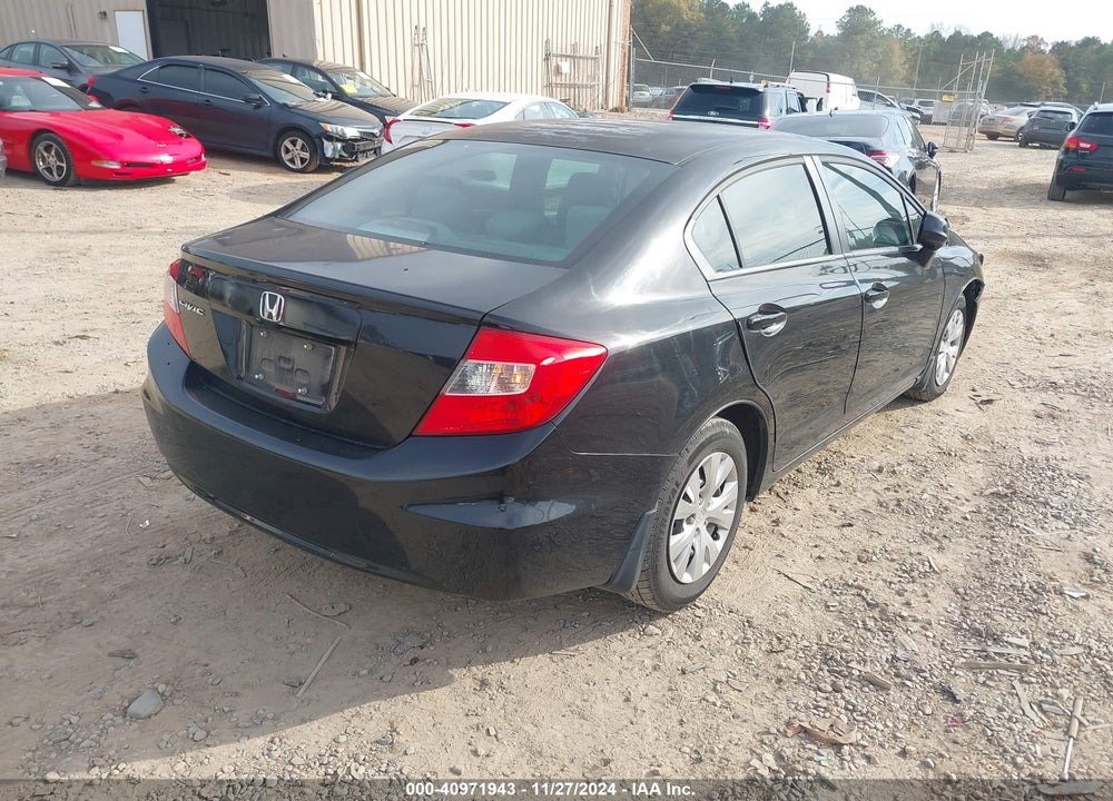 2012 HONDA CIVIC VIN: 19XFB2F58CE012475