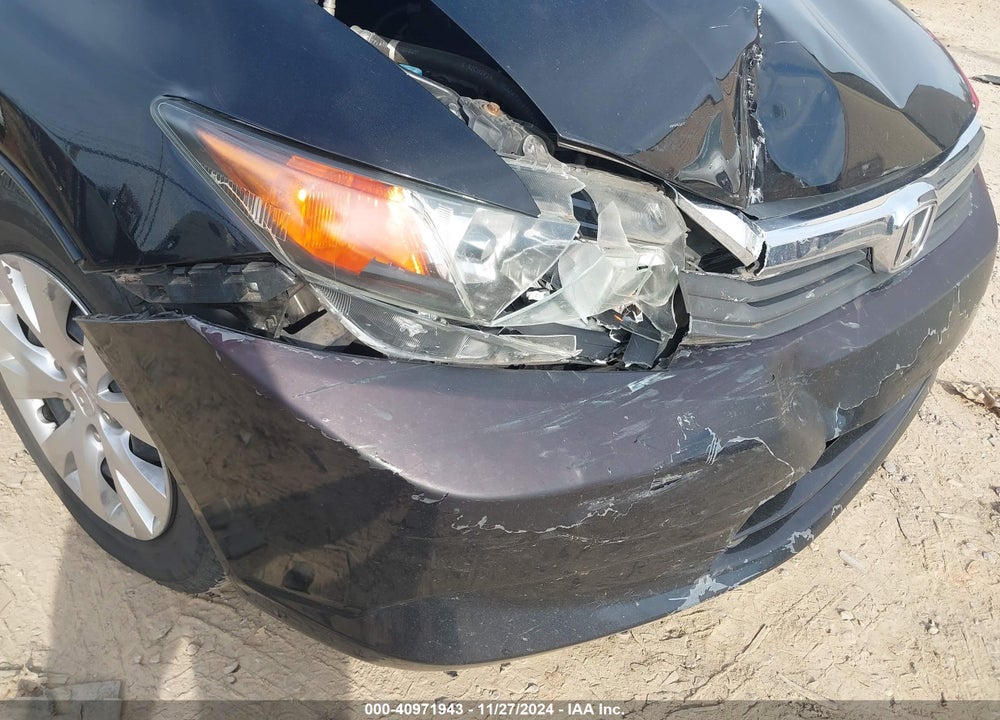 2012 HONDA CIVIC VIN: 19XFB2F58CE012475