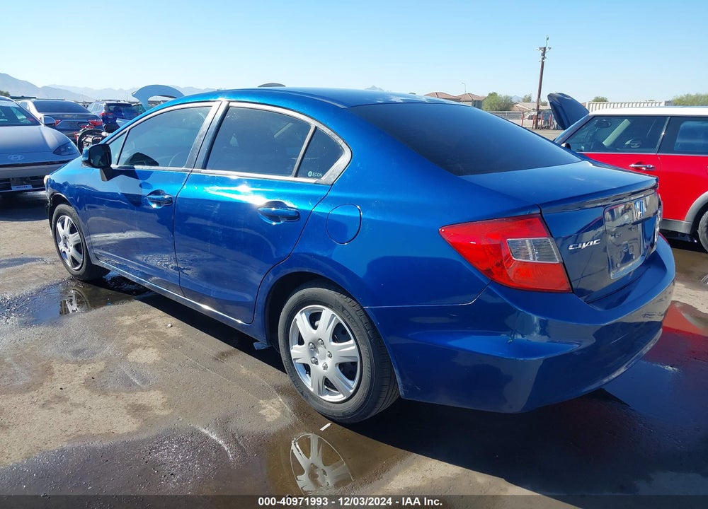 2012 HONDA CIVIC LX VIN: 2HGFB2F59CH510187