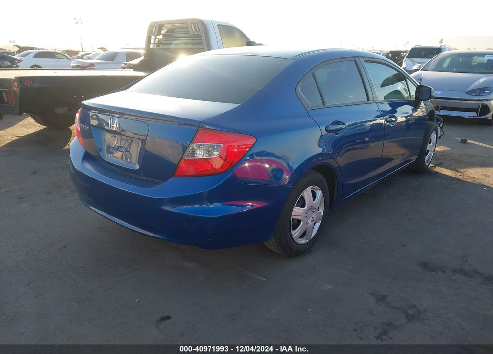 2012 HONDA CIVIC LX VIN: 2HGFB2F59CH510187