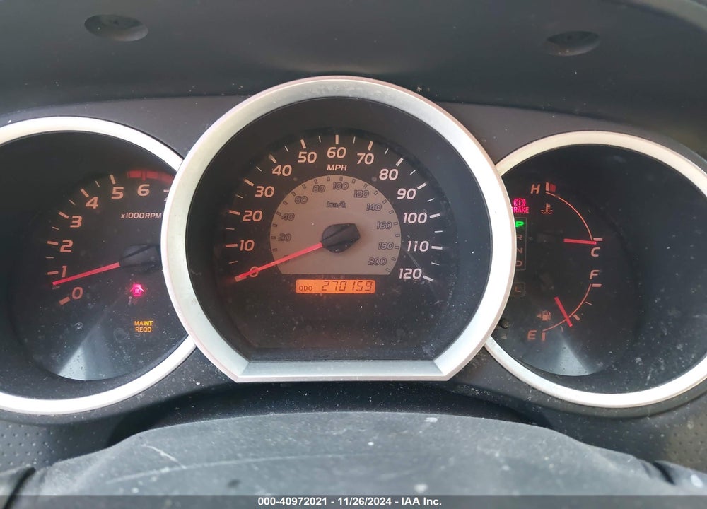 2005 TOYOTA TACOMA PRERUNNER V6 VIN: 5TEKU72N05Z024143