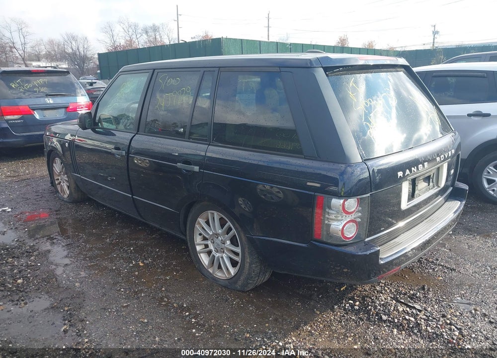 2010 LAND ROVER RANGE ROVER HSE VIN: SALME1D43AA312081