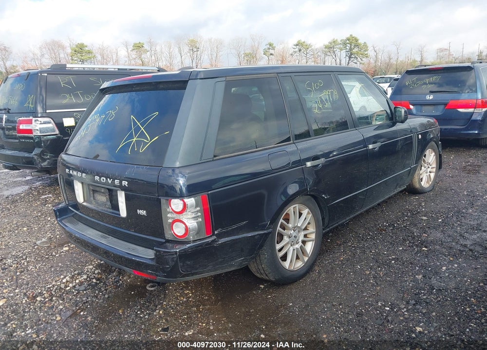 2010 LAND ROVER RANGE ROVER HSE VIN: SALME1D43AA312081