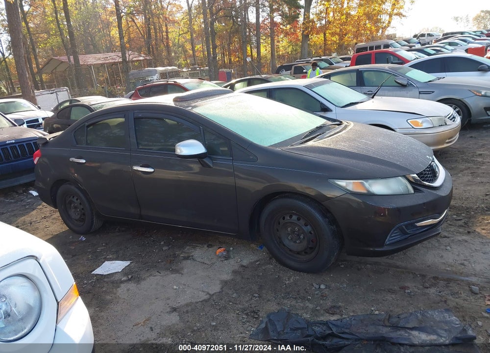 2013 HONDA CIVIC EX VIN: 19XFB2F83DE213180