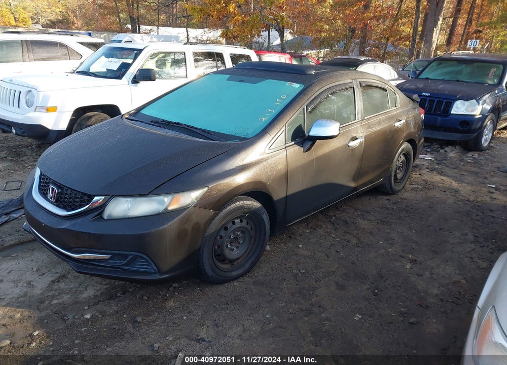 2013 HONDA CIVIC EX VIN: 19XFB2F83DE213180