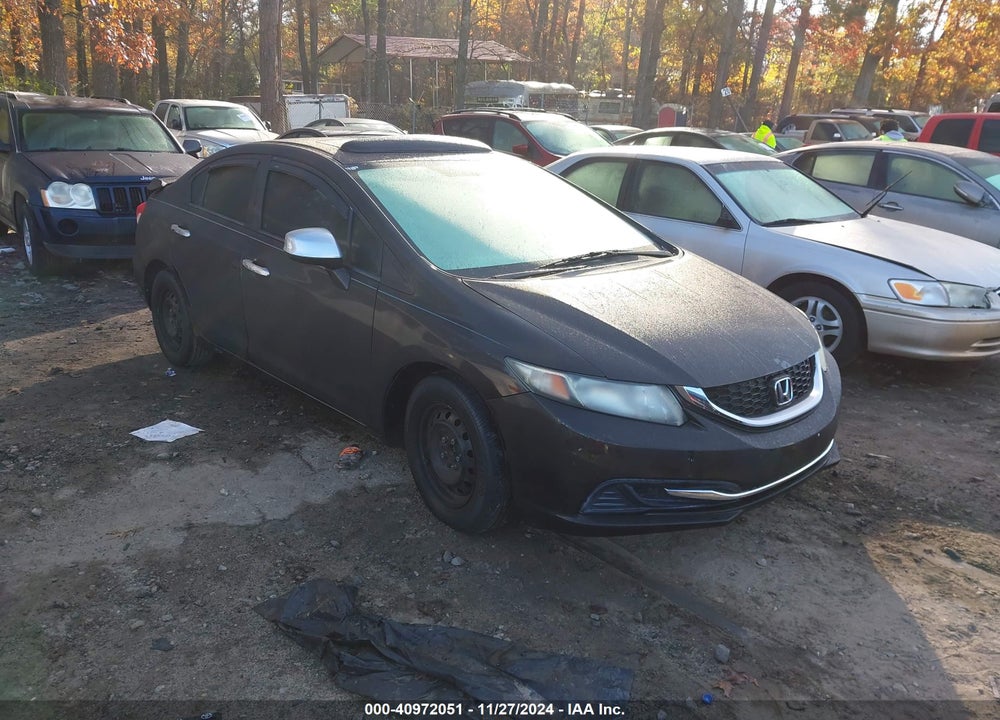 2013 HONDA CIVIC EX VIN: 19XFB2F83DE213180