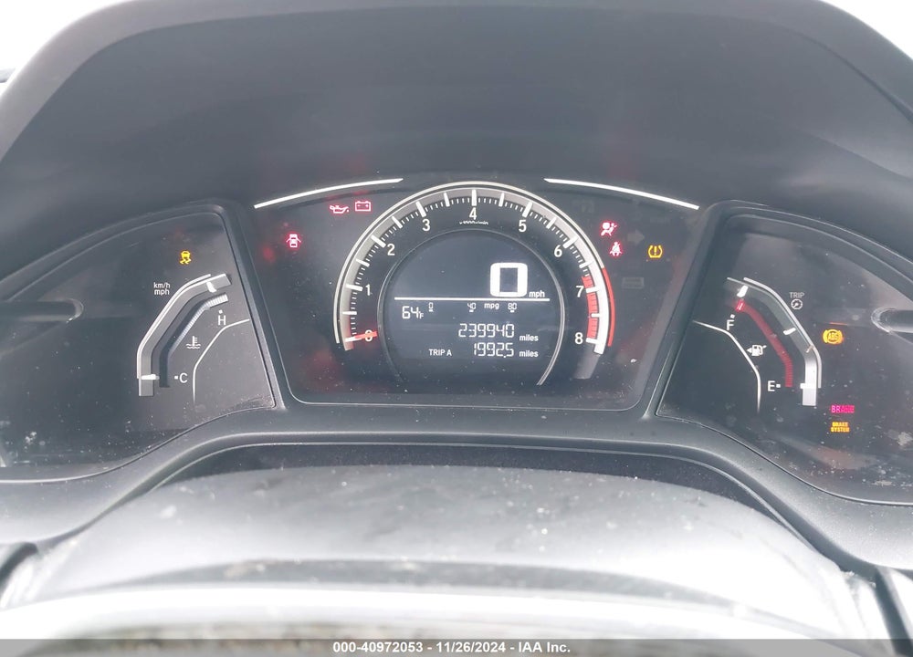 2017 HONDA CIVIC LX VIN: 19XFC2E51HE064763
