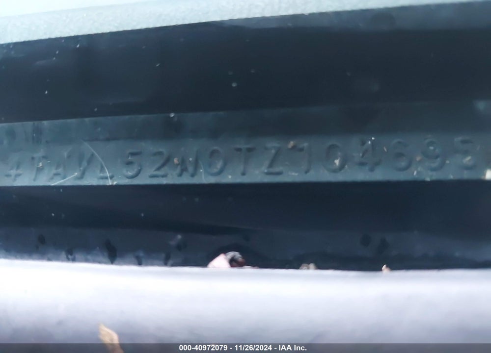 1996 TOYOTA TACOMA XTRACAB VIN: 4TAVL52N0TZ104695