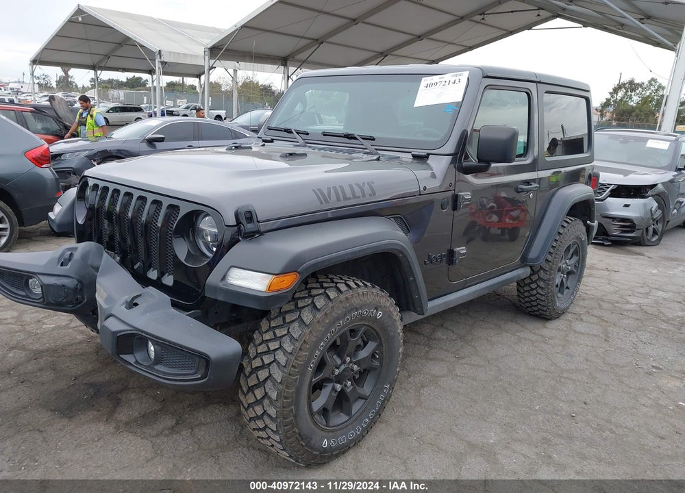 2022 JEEP WRANGLER WILLYS 4X4 VIN: 1C4GJXAN7NW252931