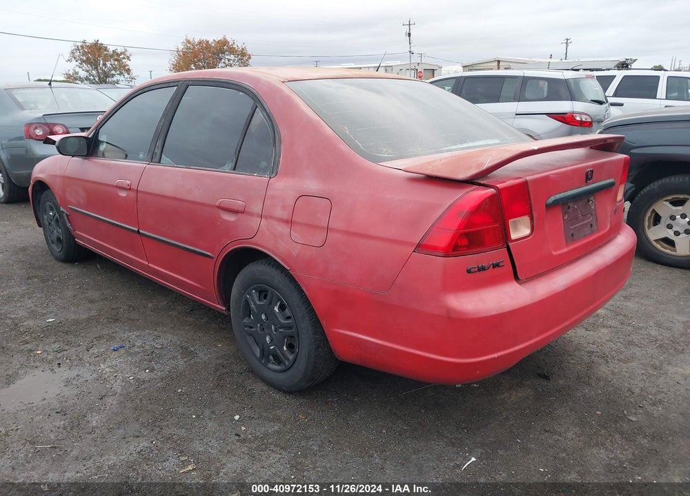 2002 HONDA CIVIC LX VIN: 2HGES16542H522381