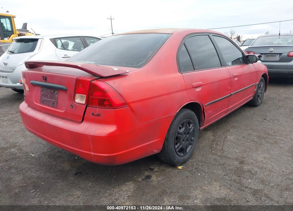 2002 HONDA CIVIC LX VIN: 2HGES16542H522381