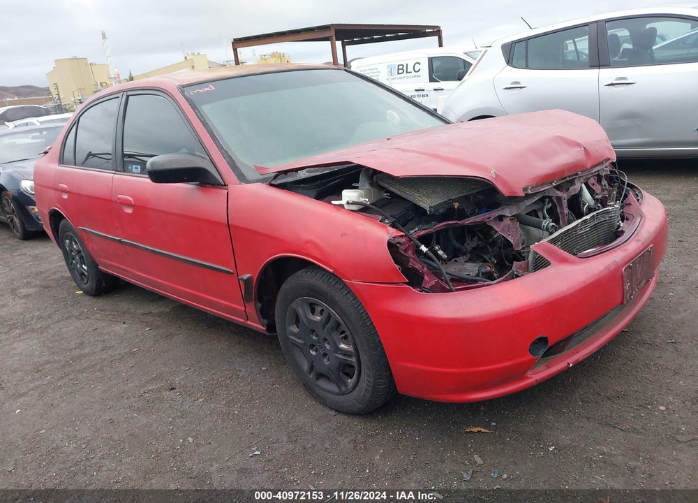 2002 HONDA CIVIC LX VIN: 2HGES16542H522381