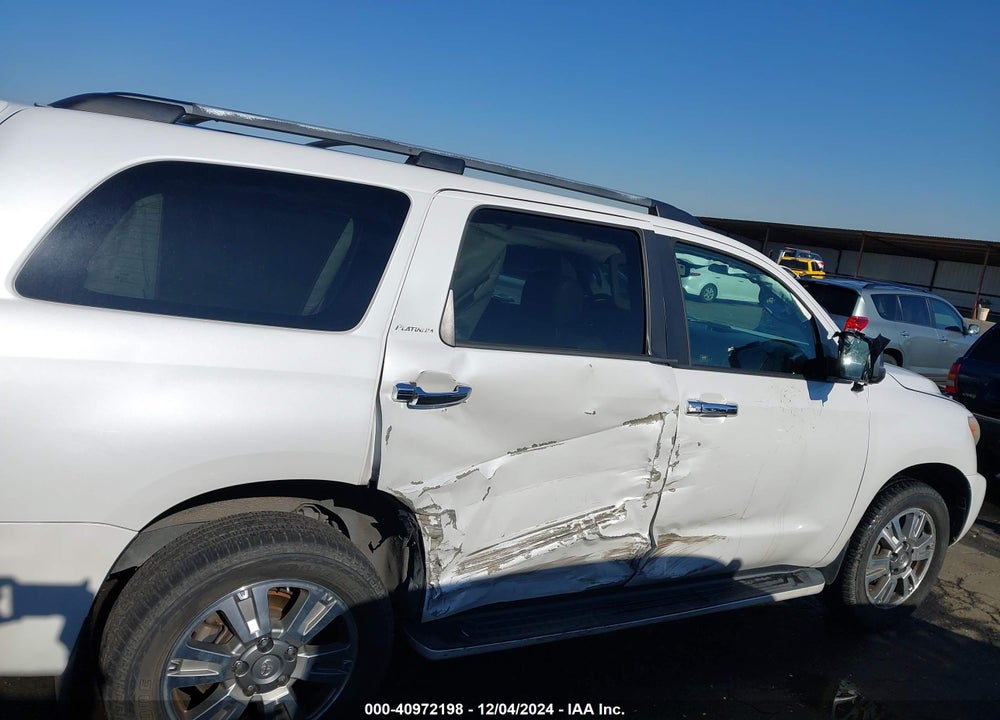 2008 TOYOTA SEQUOIA PLATINUM 5.7L V8 VIN: 5TDBY67A48S011255