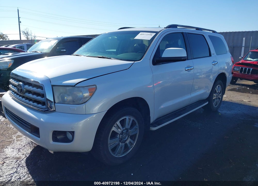 2008 TOYOTA SEQUOIA PLATINUM 5.7L V8 VIN: 5TDBY67A48S011255