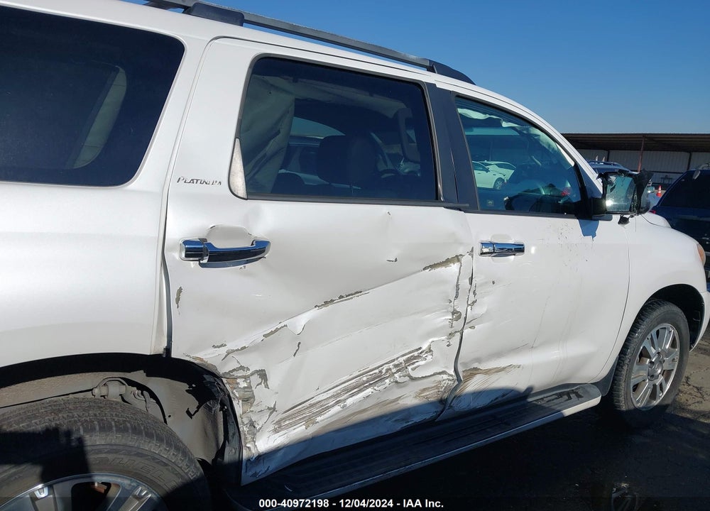 2008 TOYOTA SEQUOIA PLATINUM 5.7L V8 VIN: 5TDBY67A48S011255